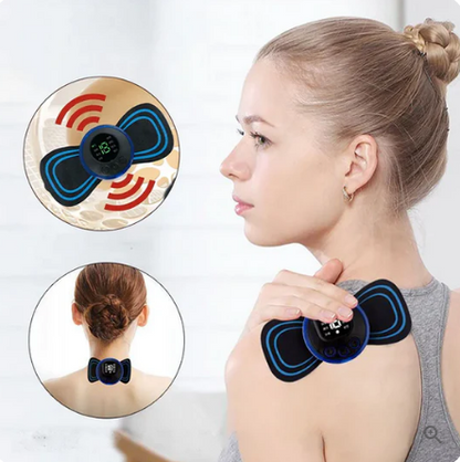 🔥Weihnachtsangebot - Kaufen 1 bekommen 1 gratis🎁Tragbarer Massager mit 8 Modi und LCD-Bildschirm