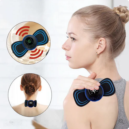 🔥Weihnachtsangebot - Kaufen 1 bekommen 1 gratis🎁Tragbarer Massager mit 8 Modi und LCD-Bildschirm