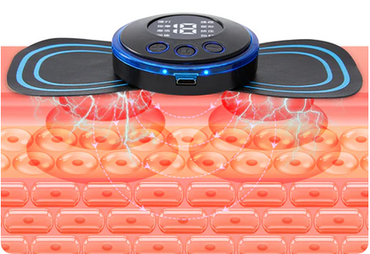 🔥Weihnachtsangebot - Kaufen 1 bekommen 1 gratis🎁Tragbarer Massager mit 8 Modi und LCD-Bildschirm
