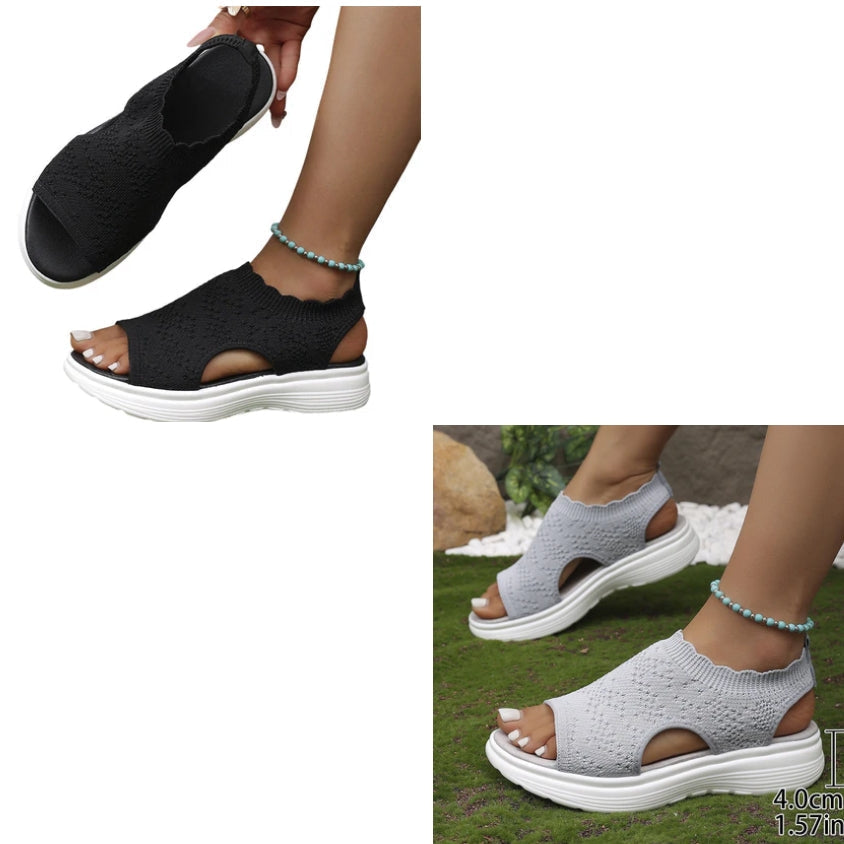 ⏳Hot Sale 70% OFF🎁Women’s Knit Platform Sandals