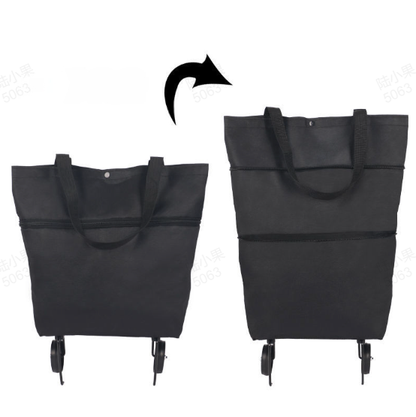 🌸LETZTER TAG ZUM SONDERPREIS!!🌸🛒 Faltbarer Einkaufswagen – Die rollende Einkaufstasche, die Ihren Rücken schont.