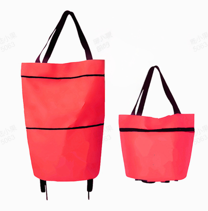 🌸LETZTER TAG ZUM SONDERPREIS!!🌸🛒 Faltbarer Einkaufswagen – Die rollende Einkaufstasche, die Ihren Rücken schont.