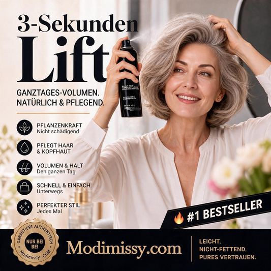 ⏳Letzter Tag nur €10,99!⏰Von Friseuren empfohlen!🔥Styling in 3 Sekunden! Mühelos fluffige und elegante Frisuren kreieren!👩Volumen- und Festigungsspray mit Pfirsichduft
