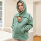 🔥2026 Ein Muss für Tierliebhaber 🐾Gemütlicher Fleece-Kuschel-Hoodie mit Tragebeutel – warme und stützende Kleidung zum Tragen kleiner Haustiere 🐶🐱
