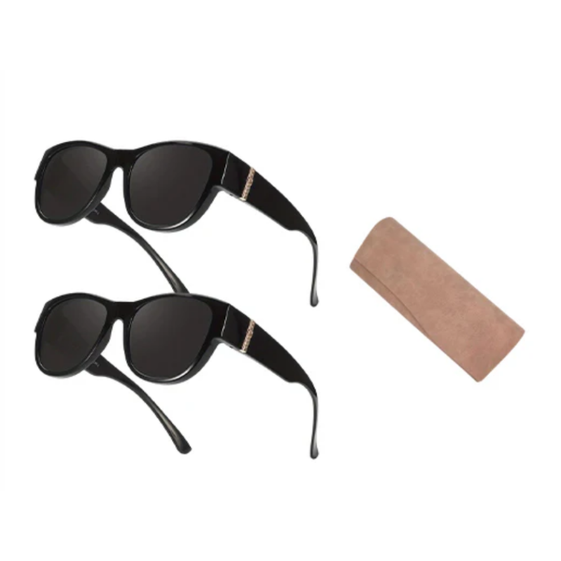 🕶️👓 55% KORTING! Brildragers opgelet: deze oversized zonnebril schuift over je eigen bril en je ziet eruit als een filmster – geen dure clip-on, geen geknipper met lenzen!