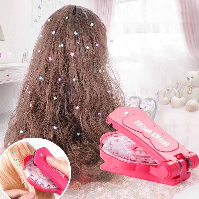 🎅Christmas Sale 50% OFF✨Glitter Diamond Styling Tools Hair Gemstone Styling Set