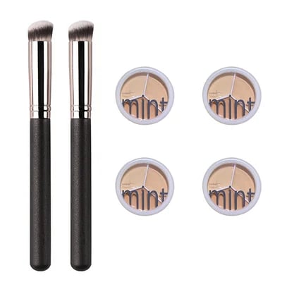 🔥Neujahrsangebot - Kaufen 1 bekommen 1 gratis & 1 Pinsel🎉3-in-1 Concealer Palette