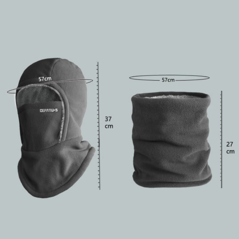 🔥Letzter Tag Sale 50% Rabatt🔥Unisex Winter-Warme Nackenmaske mit Ohrenschutz und Einteiligem Hut