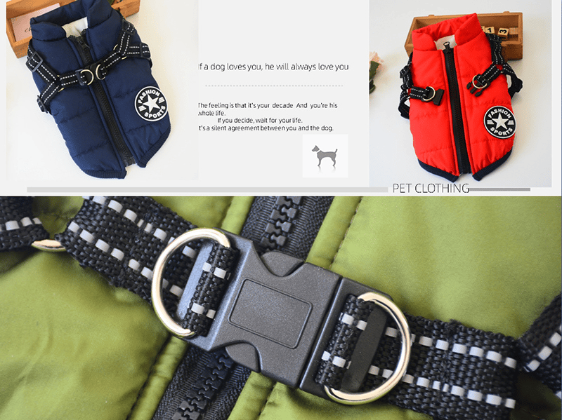 🐶Neujahrsverkauf 55% Rabatt🐾Wasserdichter Warmer Multifunktionaler Hundemantel
