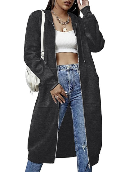 🥳 Diese Woche Sonderpreis €15,99!!🔥Damen Freizeit-Fleece-Hoodies mit Reißverschluss
