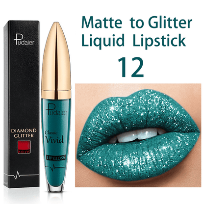 🔥Weihnachtsverkauf 49% Rabatt - Diamond Glänzender Wasserfester Lipgloss🎁Kaufen 3 Bezahlen 2