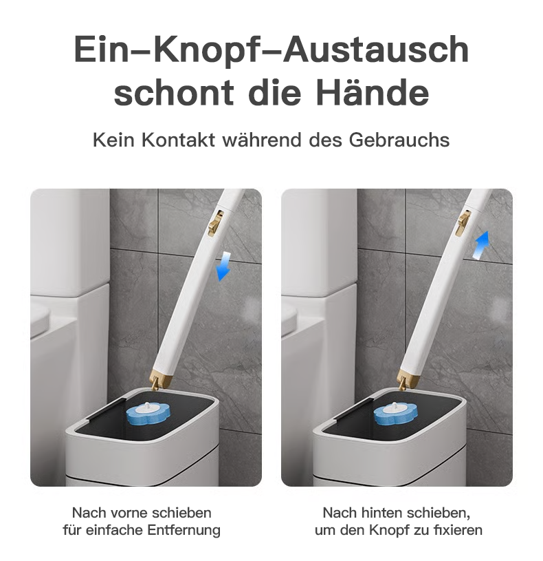 🏆Diese Woche zum Sonderpreis!!✨Innovatives, wandmontiertes Toilettenbürsten-Set🚽