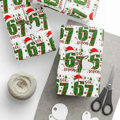 🎅Weihnachtssonderpreis €10,99!🎅Weihnachtsgeschenkpapier – Verpacken Sie Ihre Geschenke mit viralem Feiertagsspaß🎄