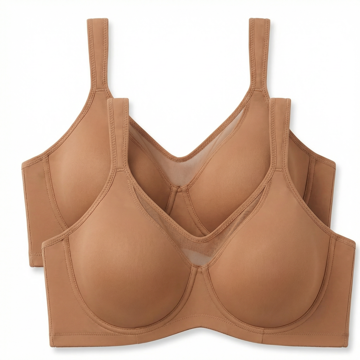🎁 LETZTER TAG DER AKTION – 49% RABATT 💐 Eleganter Damen-BH mit Netzbesatz, voller Deckung, auch für größere Größen