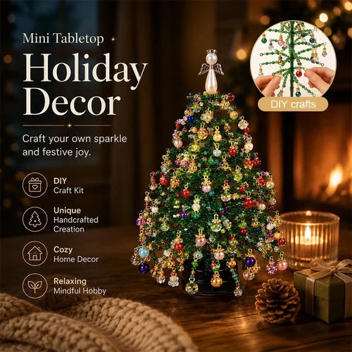 🎄✨ DIY-Set für den Weihnachtsbaum mit Perlen – 🎅 Gestalte deine eigene funkelnde Weihnachtsdekoration