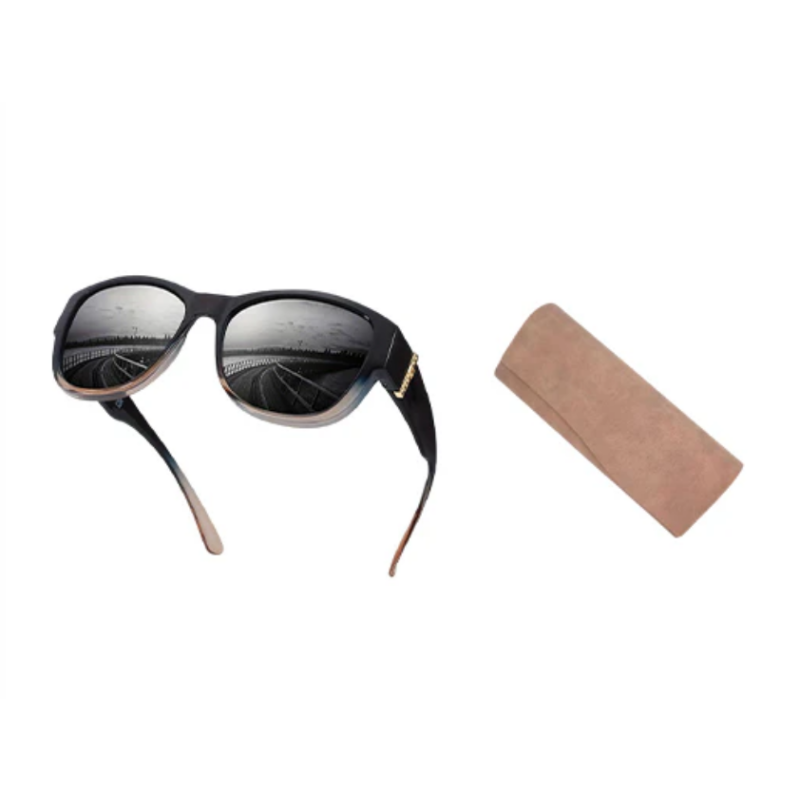 🕶️👓 55% KORTING! Brildragers opgelet: deze oversized zonnebril schuift over je eigen bril en je ziet eruit als een filmster – geen dure clip-on, geen geknipper met lenzen!