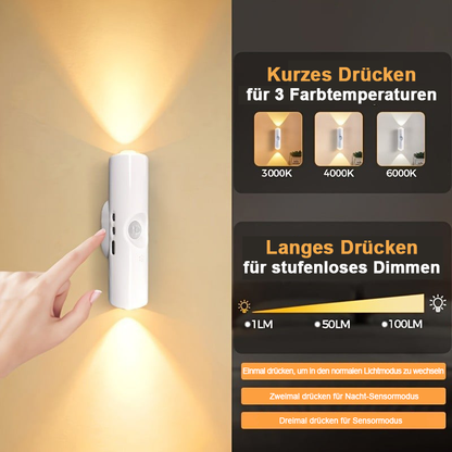 🎁Letzte Woche Sonderpreis €6,99!!⏳Wiederaufladbares Smart-LED-Bewegungssensor-Ambientelicht