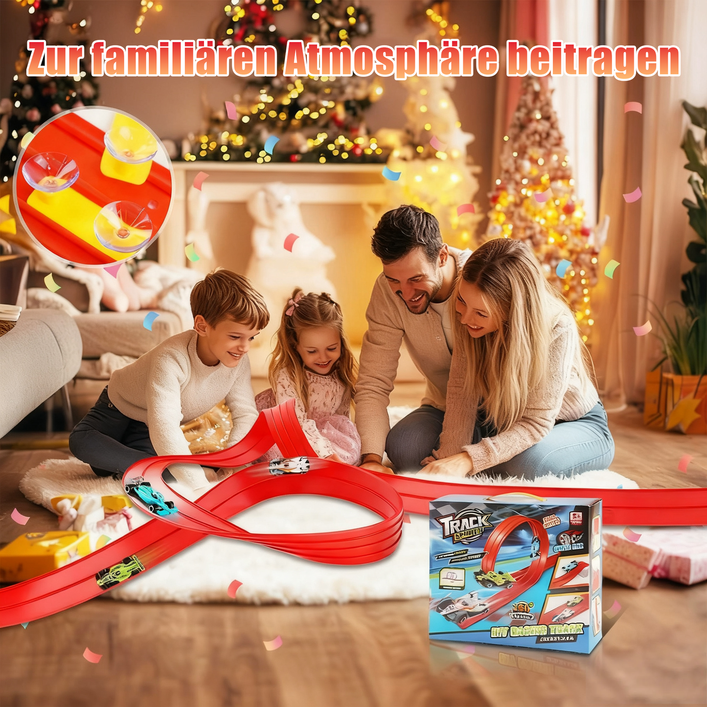 🎁Weihnachtsverkauf 49% Rabatt🎅 DIY Flexibles Rennstrecken-Spielzeug