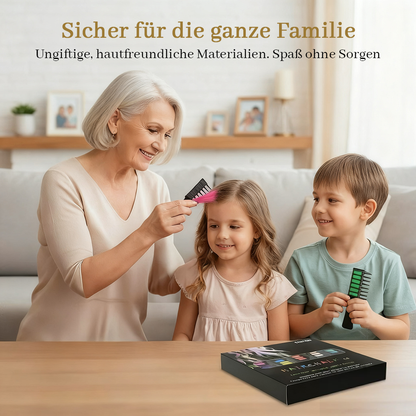 🎅Weihnachtsverkauf 50% Rabatt🔥Festliche Spaß-Haarfarben-Kämme