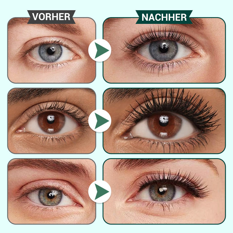 ✨Letzter Tag – Kaufe 1 bekomme 1 gratis⏰Ultimative wasserfeste & schweißfeste Mascara für Länge und Schwung💦