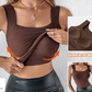 🏆Letzter Tag Sonderpreis €10,99!!💐Damen U-Ausschnitt Thermo-Tanktops mit integriertem BH