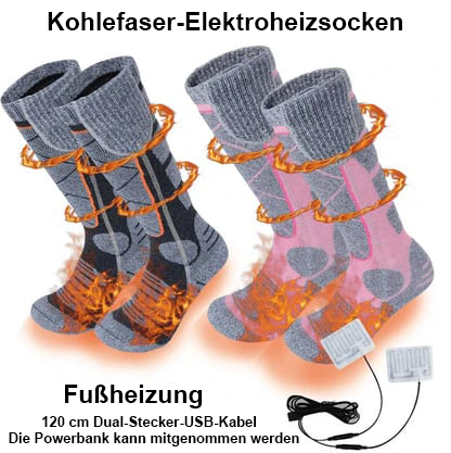 🎁 Black Friday Verkauf 49% Rabatt🎅Waschbare, wiederaufladbare beheizte Socken für Männer & Frauen