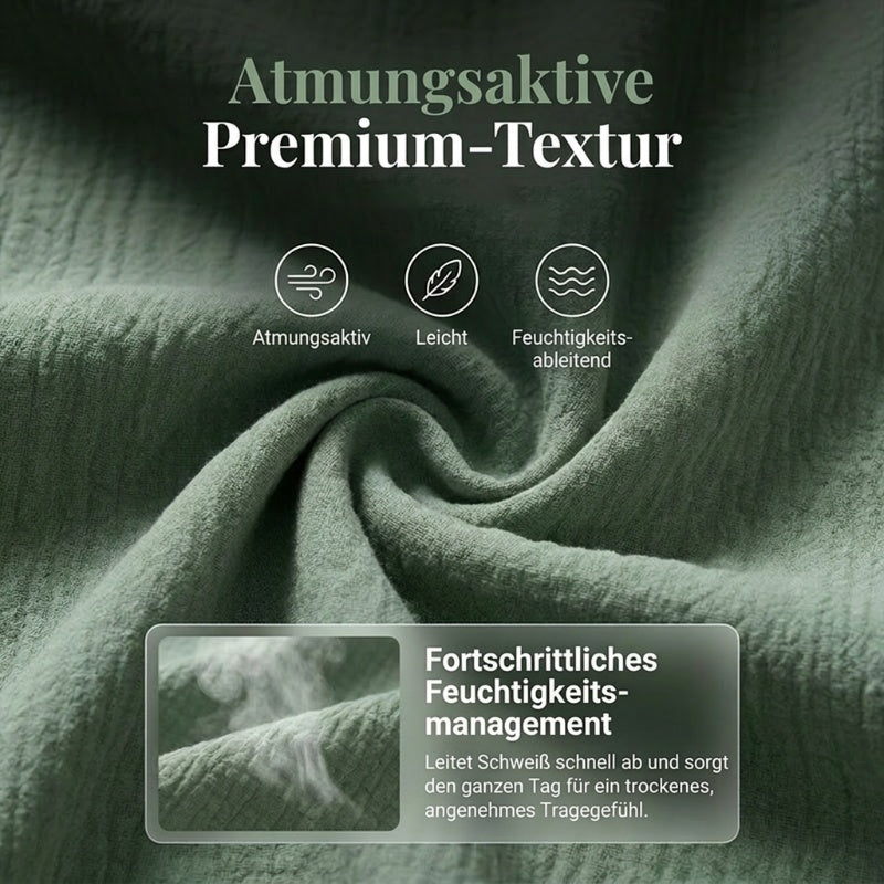 ⏰️Letzter Tag für kostenlosen Versand⌛️ Damen Baumwoll-Leinen Hose mit Falten – luftig, bequem & stilvoll 👖