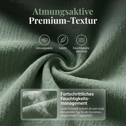 ⏰️Letzter Tag für kostenlosen Versand⌛️ Damen Baumwoll-Leinen Hose mit Falten – luftig, bequem & stilvoll 👖