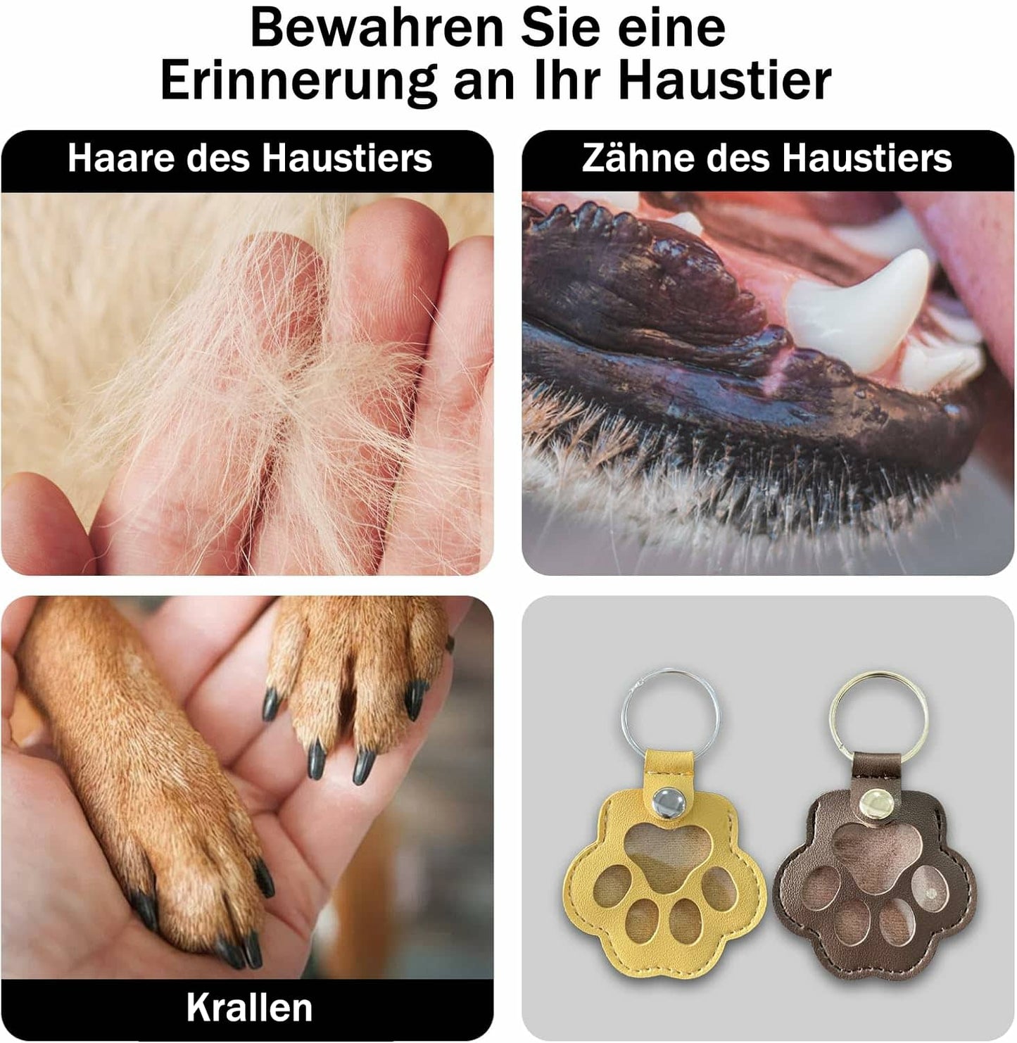 💖 Schlüsselanhänger aus Leder zur Erinnerung an Ihr Haustier – 🐾 Behalten Sie die Erinnerung immer nah bei sich