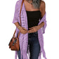 ⏰️Letzter Tag für kostenlosen Versand⌛️😍  Damen Oversize-Häkelcardigan mit Fransen – Leichter Boho-Kimono für Frühling & Sommer 🌸