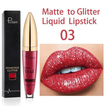 🔥Weihnachtsverkauf 49% Rabatt - Diamond Glänzender Wasserfester Lipgloss🎁Kaufen 3 Bezahlen 2