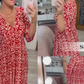 🔥Großer Verkauf - 49% RABATT🔥Mini-Boho-Kleid mit V-Ausschnitt