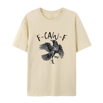 ✨Überraschungspreis: Nur €13,99✨Humorvolles T-Shirt mit Krähen-Grafik – Sagen Sie es mit einem "Caw"!