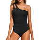 💖Letzter Tag Sonderpreis: €15,99!!💖Damen Einteiliger Badeanzug mit Cut-Out und einem Schulterträger👙