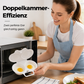 🥚Jetzt 50% Rabatt!⏱️Mikrowellen-Eierkocher – Perfekte pochierte Eier in 2 Min., ohne Öl & spritzfrei – Schnelles, gesundes & sauberes Frühstück🌿