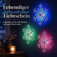 🥳2026 Hot Sale 💞50K+ verkauft!💥50% Rabatt!❄️Leuchtende Schneeflocken-Nachtlicht-Wandsticker