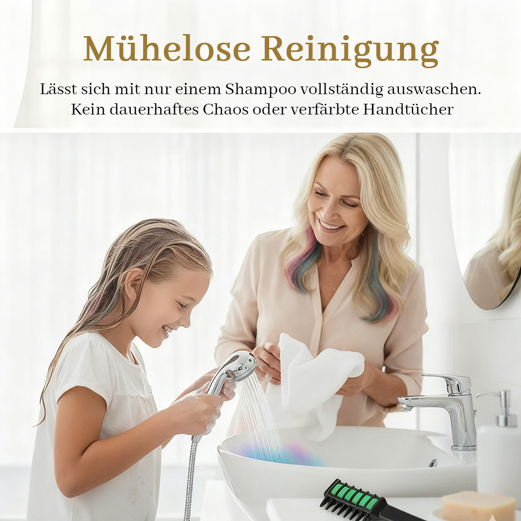 🎅Weihnachtsverkauf 50% Rabatt🔥Festliche Spaß-Haarfarben-Kämme