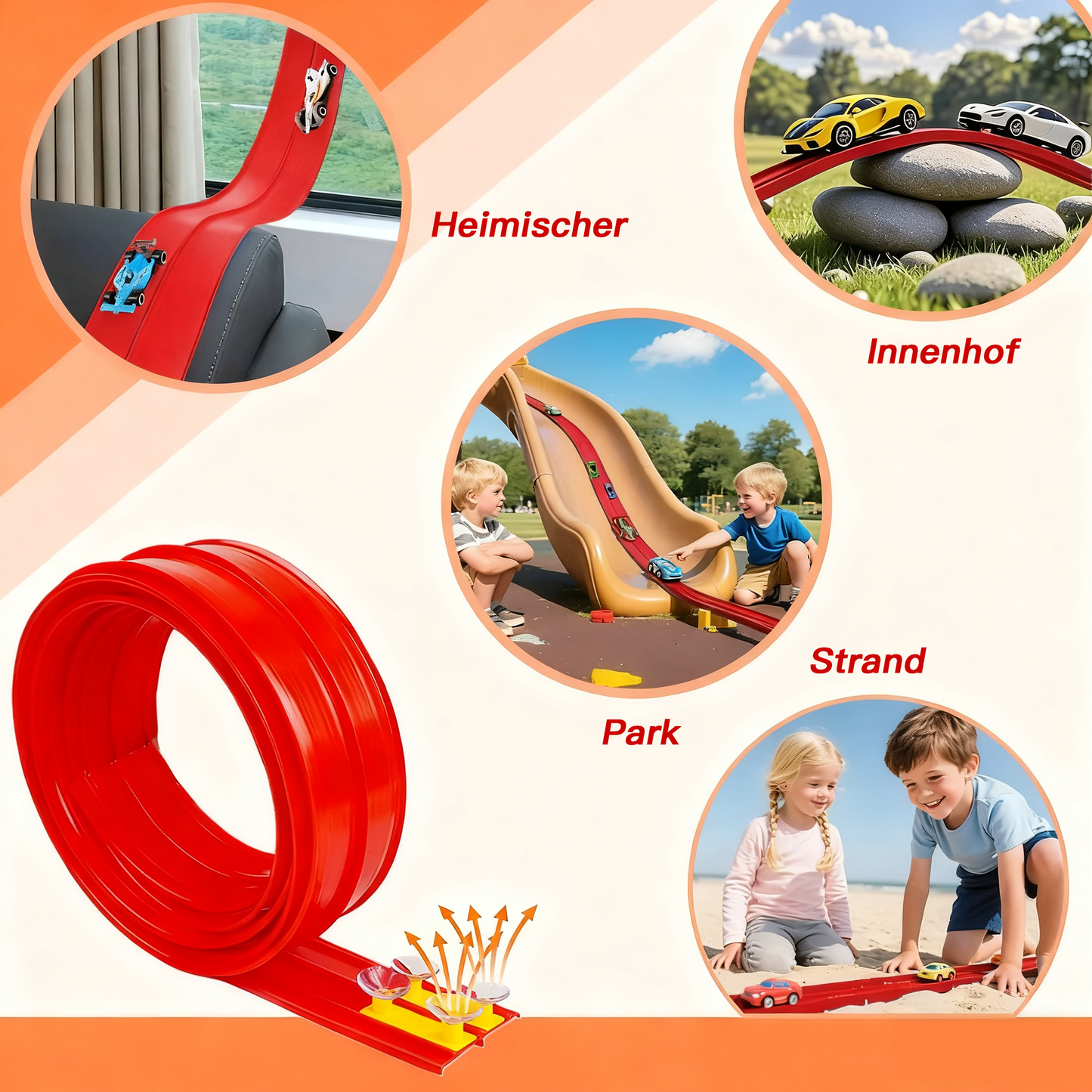 🎁Weihnachtsverkauf 49% Rabatt🎅 DIY Flexibles Rennstrecken-Spielzeug