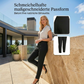 🔥Letzter Tag: 60% Rabatt!⏰👖Damen elastische Hose mit hoher Taille, sicheren Reißverschlusstaschen und figurschmeichelndem Cropped-Schnitt für Büro, Sport und Alltag✨