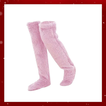 ⚡Blitzverkauf🏆#1 Bestseller⏰💕Samtige Fleece-Kniestrümpfe für Weihnachten❄️🎅