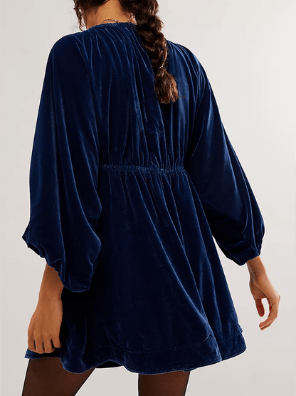 🎅Weihnachtsverkauf 49% Rabatt🔥Samt Festliches Minikleid🎁Kauf 2 Bekomm 10% Rabatt