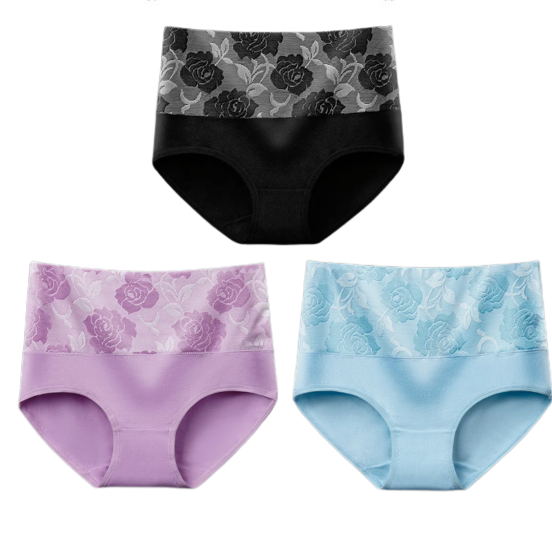 ✨Kaufen 1 bekommen 3🔥Nahtlose Höschen mit hoher Taille und antibakterieller Bauchkontrolle