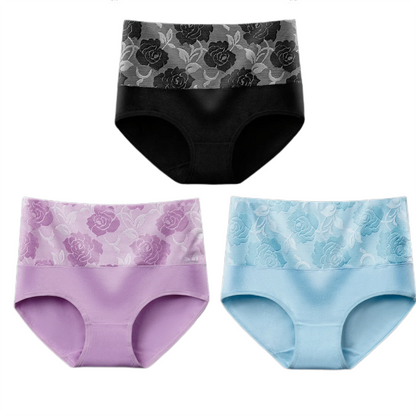 ✨Kaufen 1 bekommen 3🔥Nahtlose Höschen mit hoher Taille und antibakterieller Bauchkontrolle