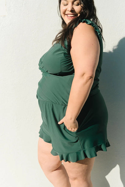 🔥Mother’s Day Promotion 50% OFF🎁Swim Romper Built-in Bra & Shorts with Pockets👙