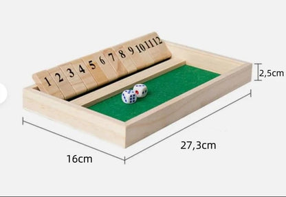 🎅Weihnachtsangebot 50% Rabatt🔥LUSTIGE FAMILIENSPIELE - Shut-The-Box Brettspiel🎲