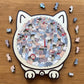 🎅Weihnachtsverkauf 50% Rabatt🐱135-Stk. Morandi-farbiges Katzenpuzzle aus Holz🎁