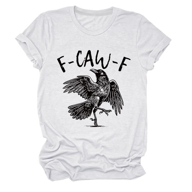 ✨Überraschungspreis: Nur €13,99✨Humorvolles T-Shirt mit Krähen-Grafik – Sagen Sie es mit einem "Caw"!