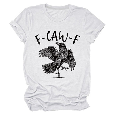 ✨Überraschungspreis: Nur €13,99✨Humorvolles T-Shirt mit Krähen-Grafik – Sagen Sie es mit einem "Caw"!
