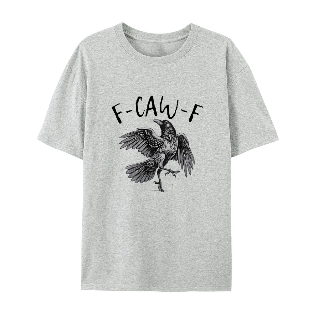 ✨Überraschungspreis: Nur €13,99✨Humorvolles T-Shirt mit Krähen-Grafik – Sagen Sie es mit einem "Caw"!