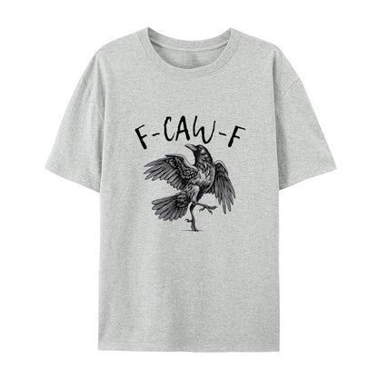 ✨Überraschungspreis: Nur €13,99✨Humorvolles T-Shirt mit Krähen-Grafik – Sagen Sie es mit einem "Caw"!